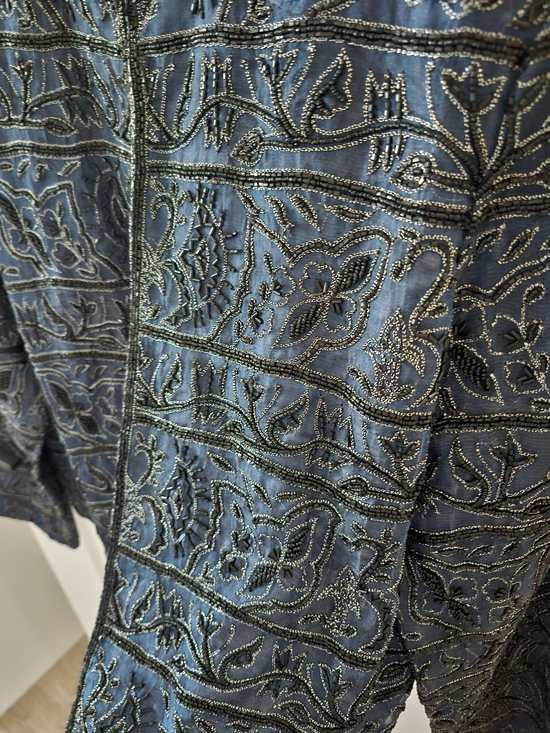 Adrianna Papell Beaded Navy Evening  Jacket - Picture 13 of 15